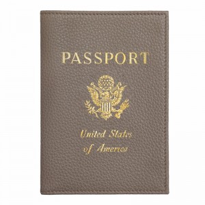 Posiadacz Paszportu Longchamp Le FOULONNÉ Damskie Szare Polska | L3416021USP55