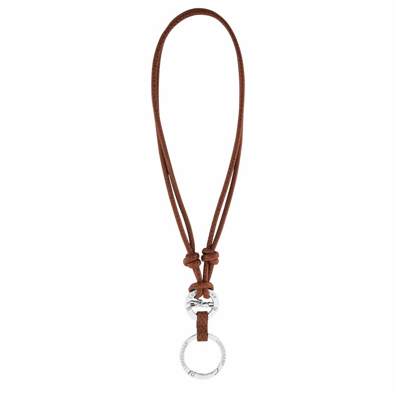 Breloczki Longchamp ÉPURE Męskie Brązowe Polska | 36080J02035-