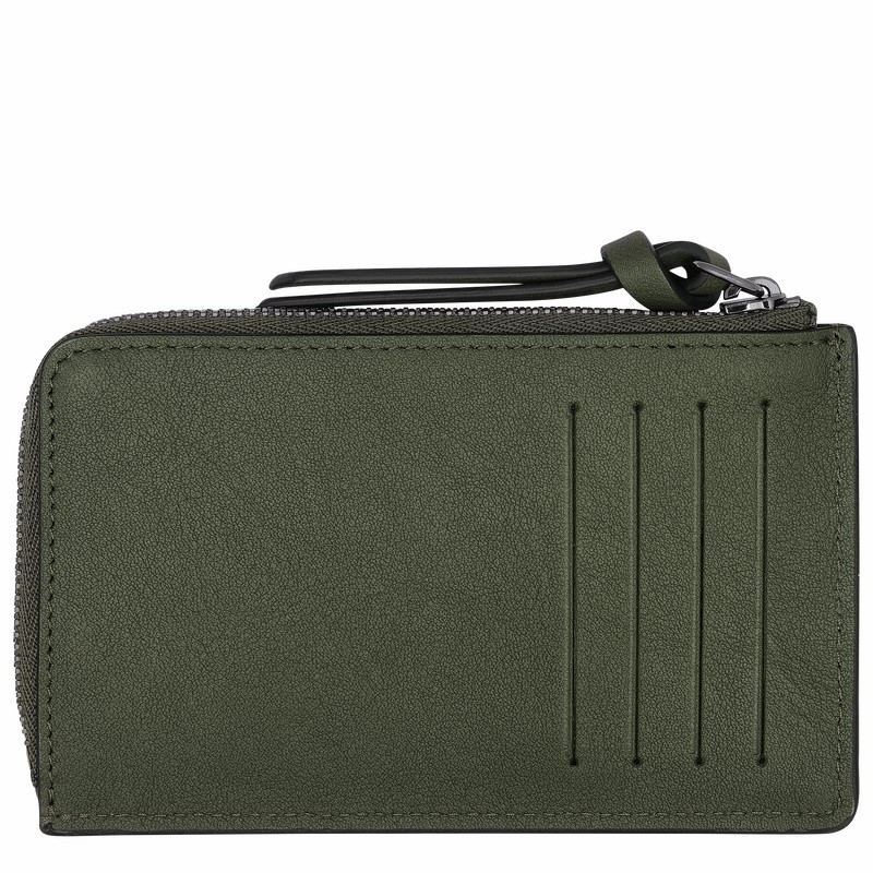 Etui na Karty Longchamp 3D Męskie Khaki Polska | 30034HCV292-
