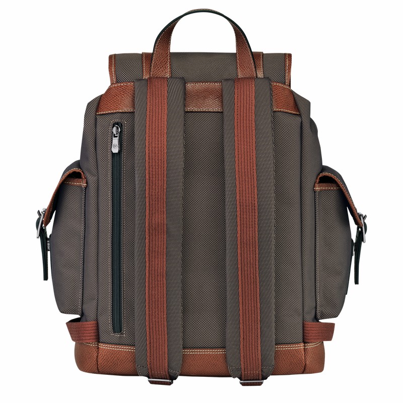 Plecaki Longchamp Boxford Męskie Brązowe Polska | 20035080042