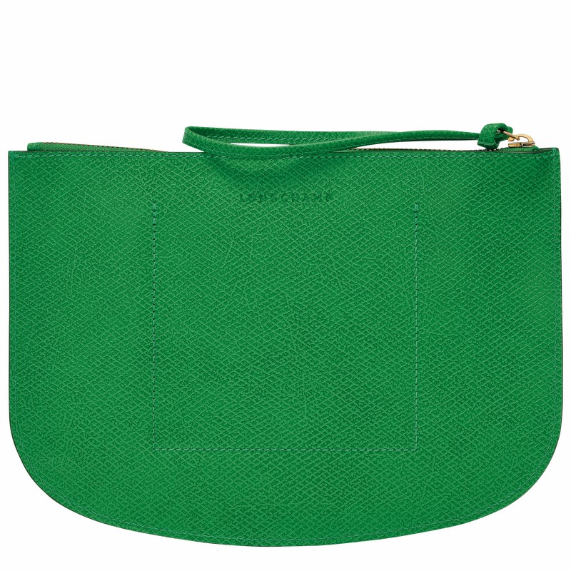 Pouches Longchamp ÉPURE Damskie Zielone Polska | 10250HYZ129