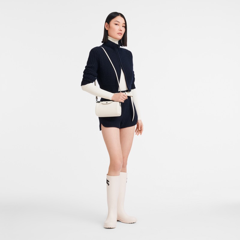 Torba Crossbody Longchamp Le Pliage Xtra XS Damskie Białe Polska | 10255987037