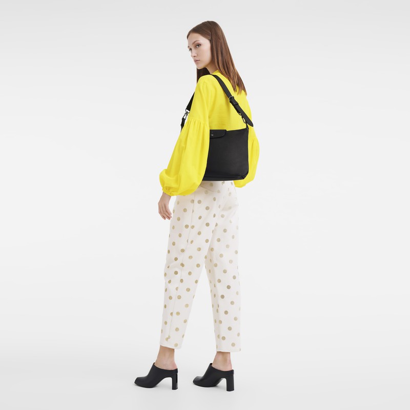 Torba Hobo Longchamp Le Pliage Xtra M Damskie Czarne Polska | 10189987001
