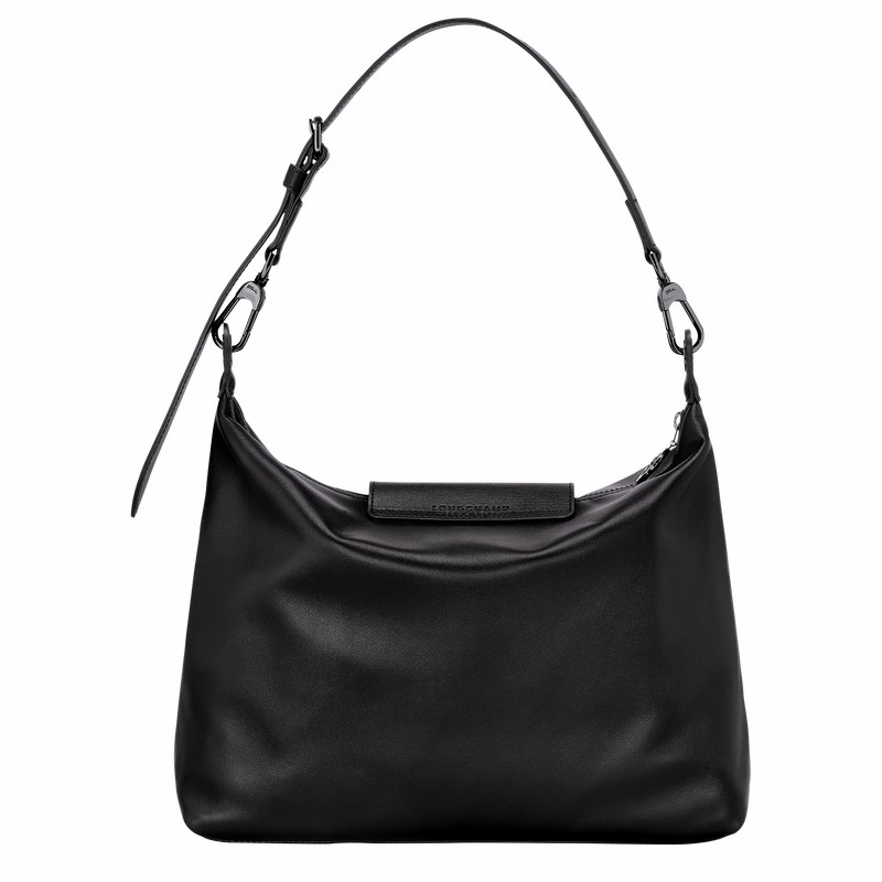 Torba Hobo Longchamp Le Pliage Xtra M Damskie Czarne Polska | 10189987001