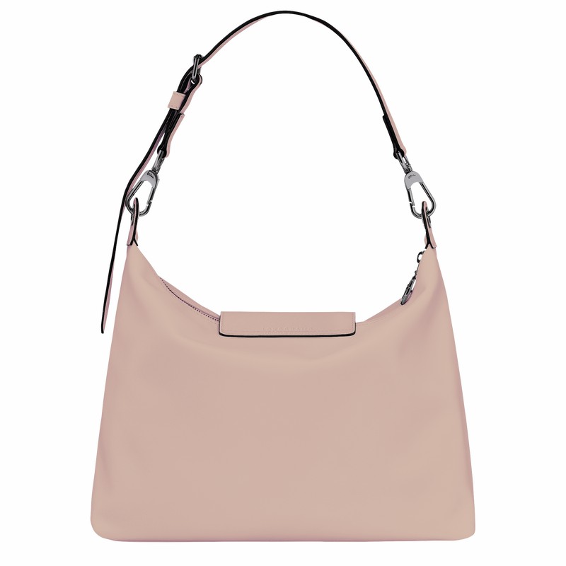 Torba Hobo Longchamp Le Pliage Xtra M Damskie Beżowe Polska | 10189987542