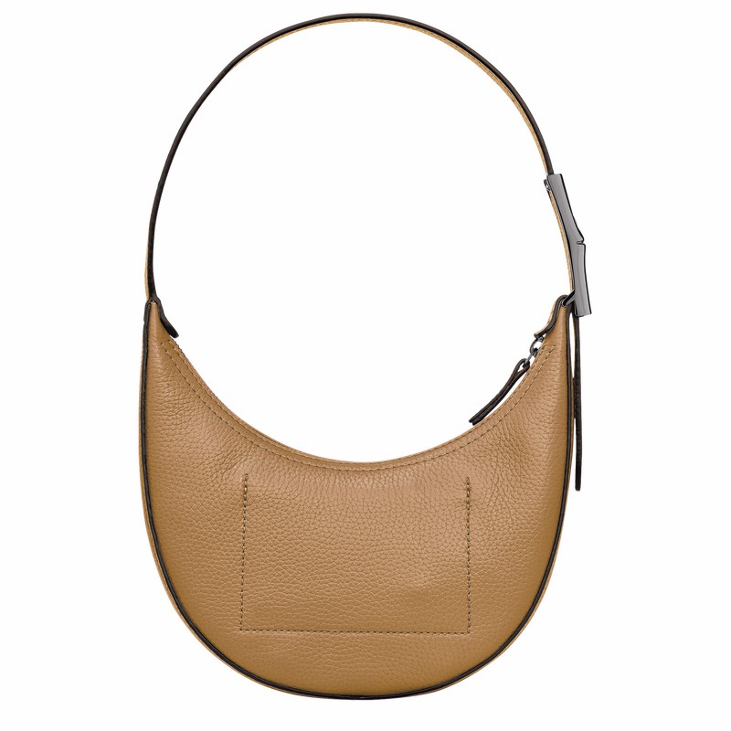 Torba Hobo Longchamp Le Roseau Essential S Damskie Khaki Polska | 10217968026