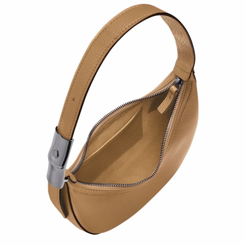 Torba Hobo Longchamp Le Roseau Essential S Damskie Khaki Polska | 10217968026