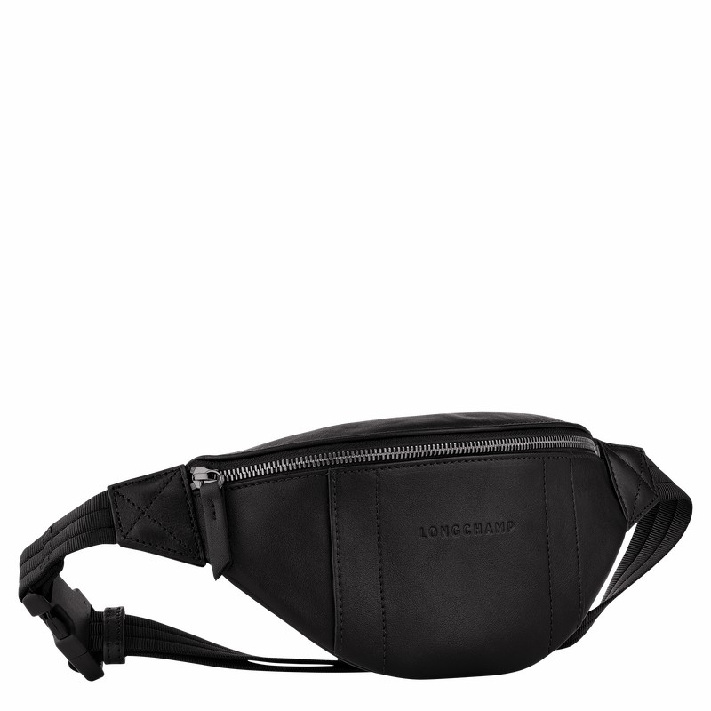 Torba Na Talię Longchamp 3D S Męskie Czarne Polska | 20054HCV001-