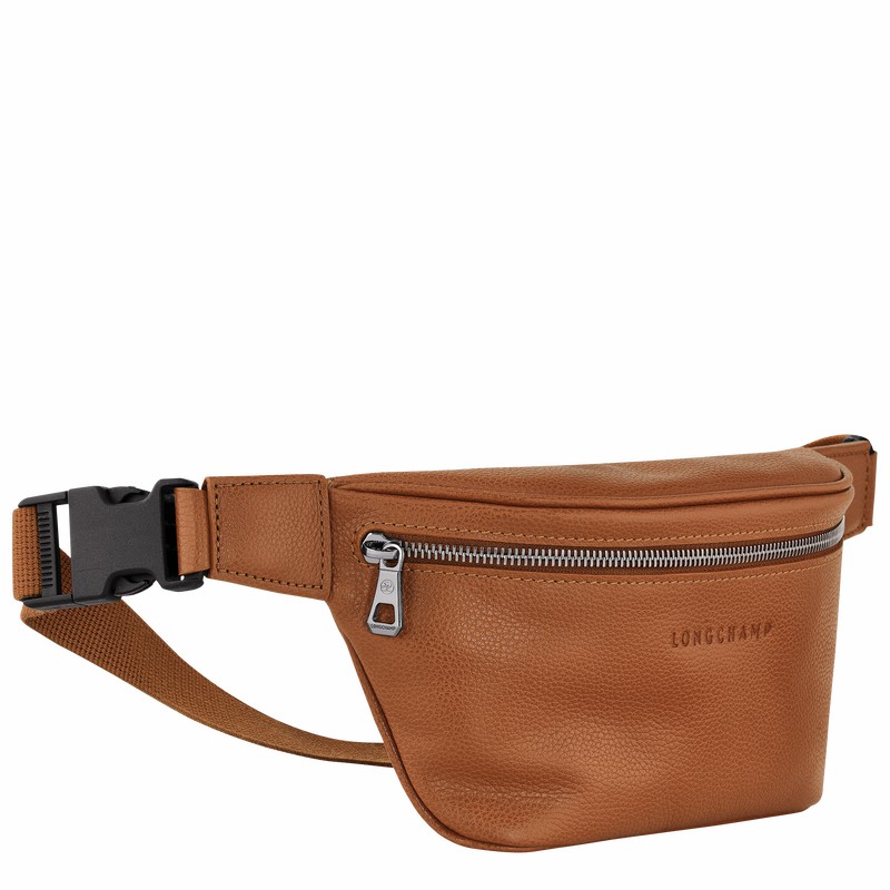 Torba Na Talię Longchamp Le FOULONNÉ M Damskie Caramel Polska | 20045021F72