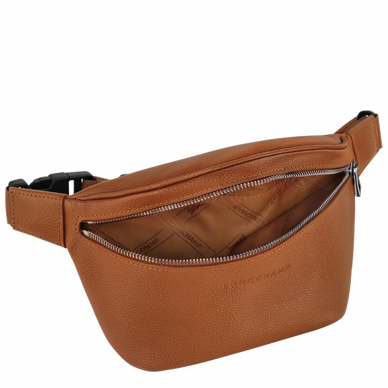 Torba Na Talię Longchamp Le FOULONNÉ M Męskie Caramel Polska | 20045021F72-