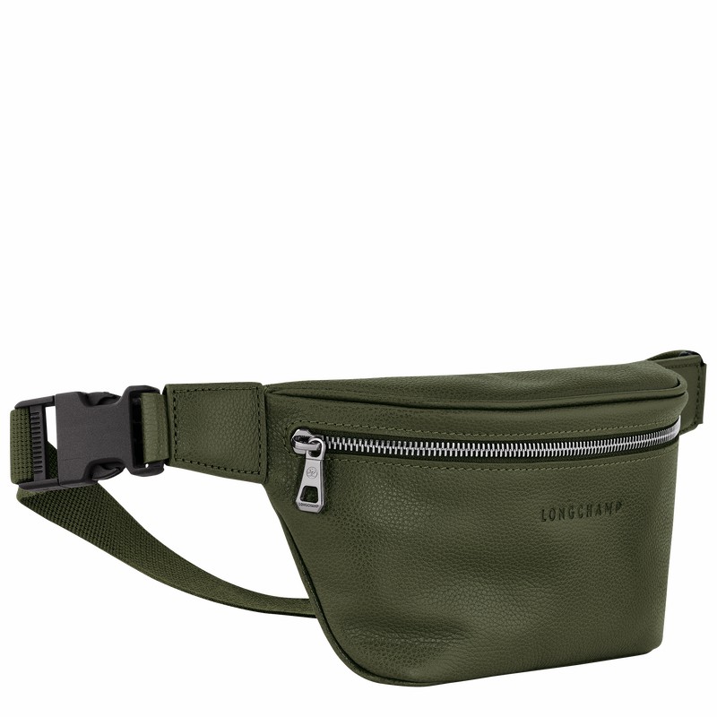 Torba Na Talię Longchamp Le FOULONNÉ M Męskie Khaki Polska | 20045021A23-