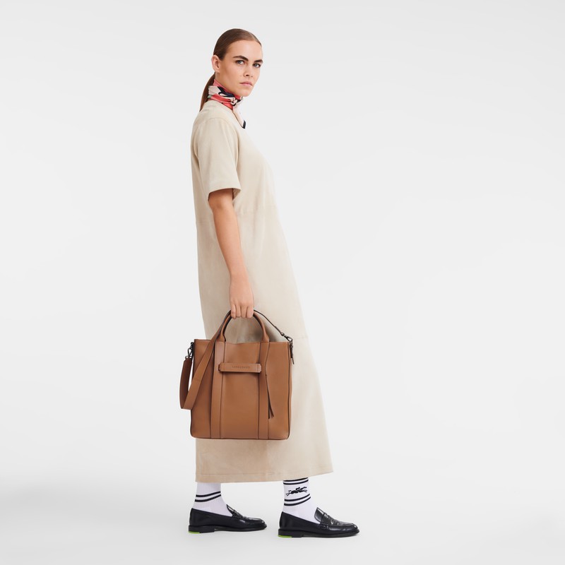 Torby Tote Longchamp 3D L Męskie Beżowe Polska | 20052HCV016-