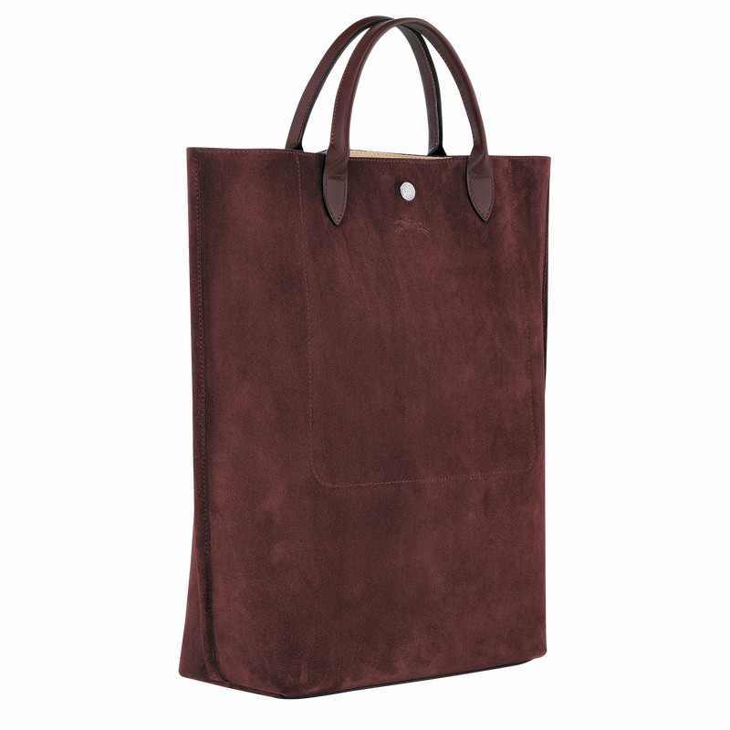 Torby Tote Longchamp Cabas Longchamp M Damskie Bordowe Polska | 10277HFO009