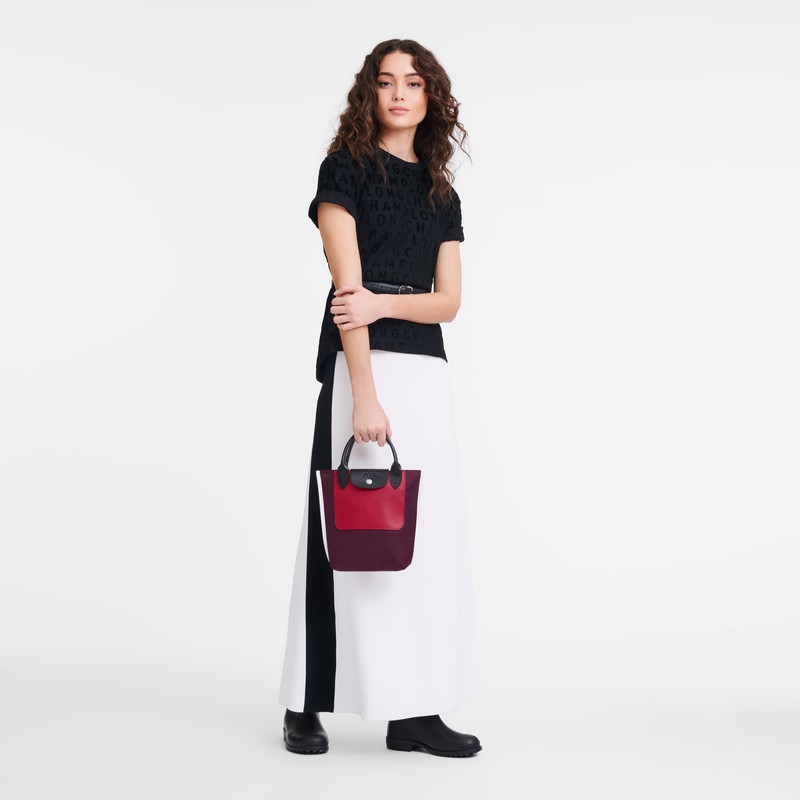 Torby Tote Longchamp Cabas Longchamp XS Damskie Bordowe Polska | 10263093009