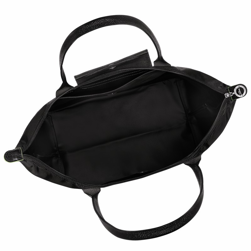 Torby Tote Longchamp Le Pliage Green L Damskie Czarne Polska | L1899919001