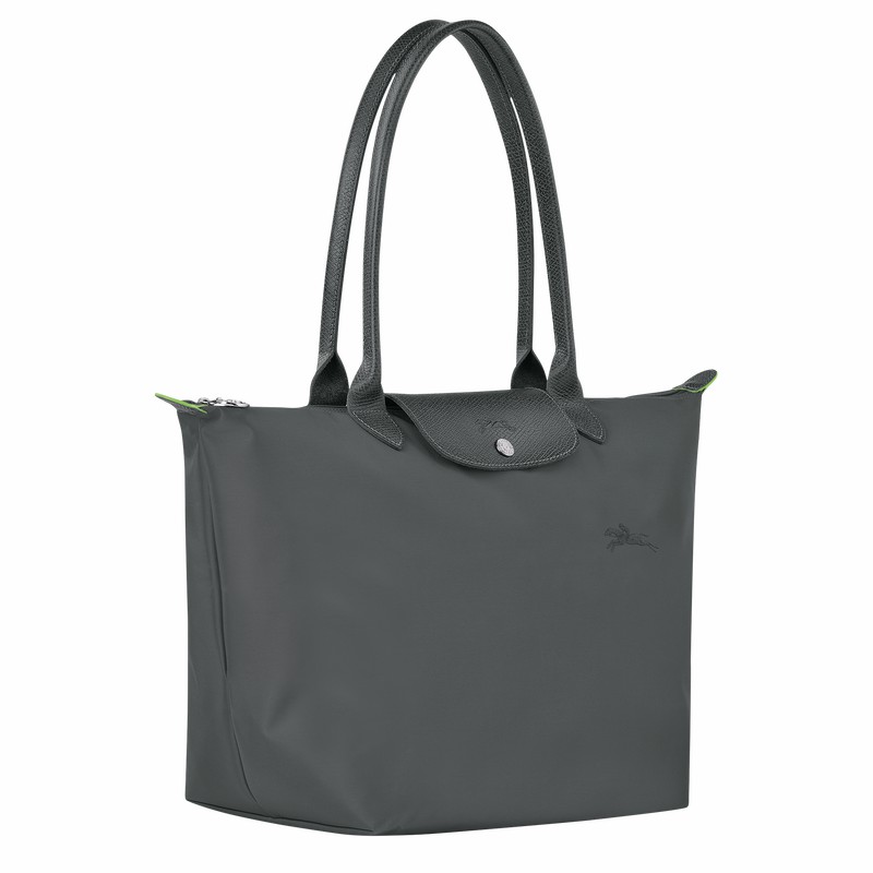 Torby Tote Longchamp Le Pliage Green L Damskie Jasny Szare Polska | L1899919P66