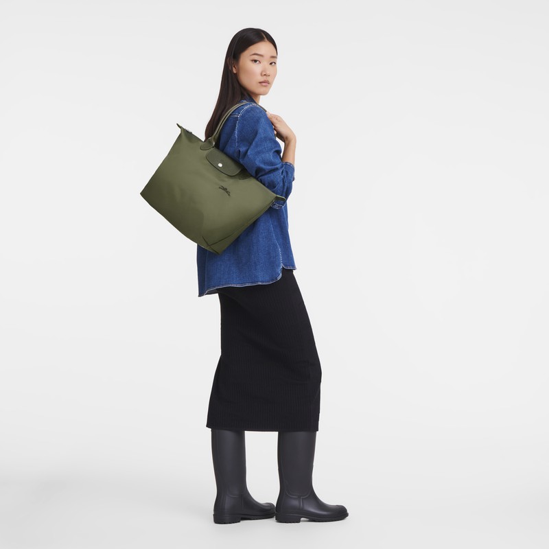 Torby Tote Longchamp Le Pliage Green L Damskie Zielone Polska | L1899919479