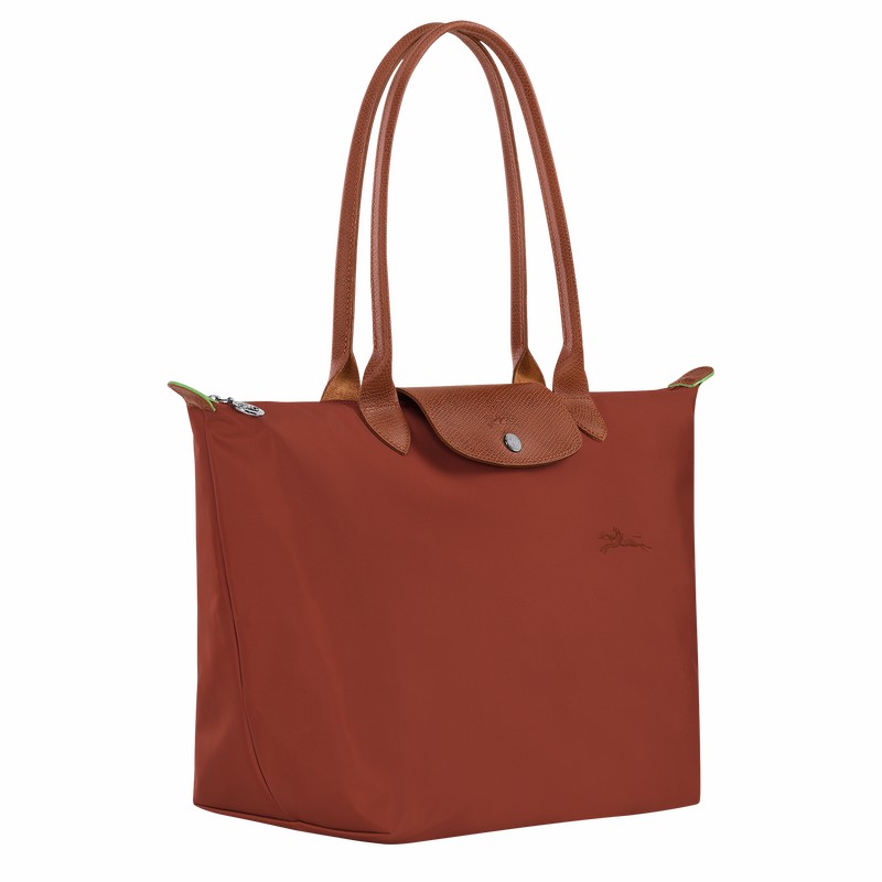 Torby Tote Longchamp Le Pliage Green L Damskie Brązowe Polska | L1899919404