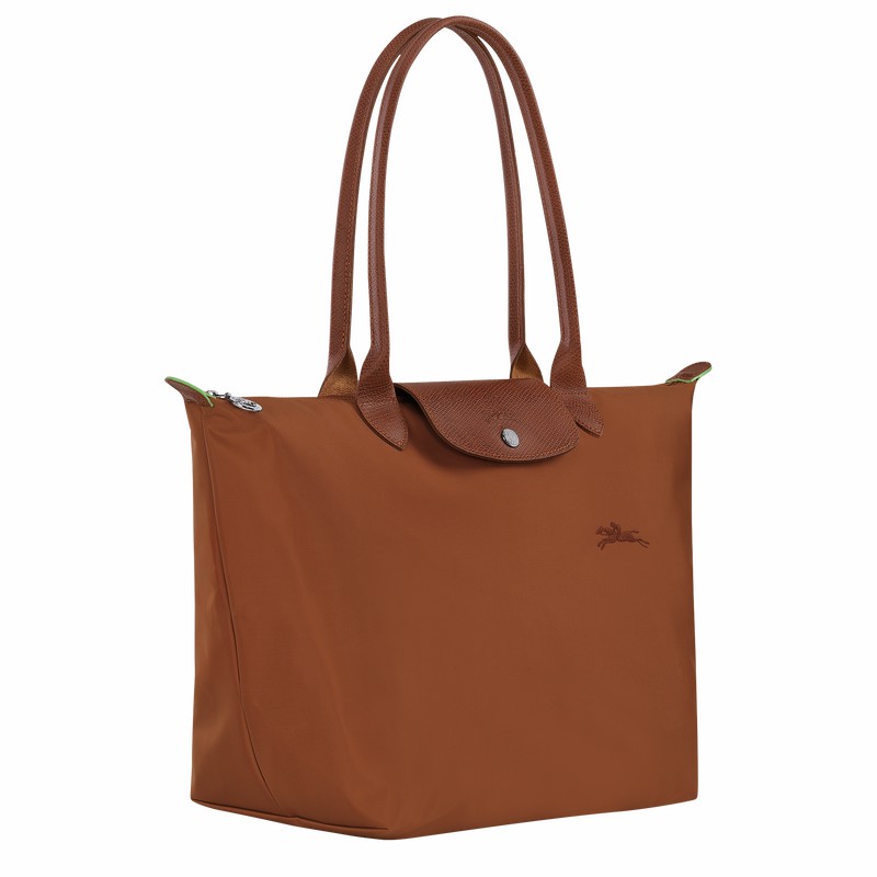 Torby Tote Longchamp Le Pliage Green L Damskie Brązowe Polska | L1899919504