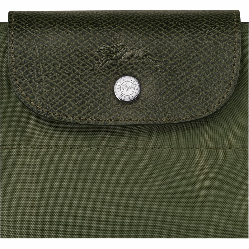 Torby Tote Longchamp Le Pliage Green M Męskie Zielone Polska | 10168919479-