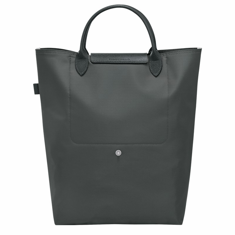 Torby Tote Longchamp Le Pliage Green M Męskie Jasny Szare Polska | 10168919P66-