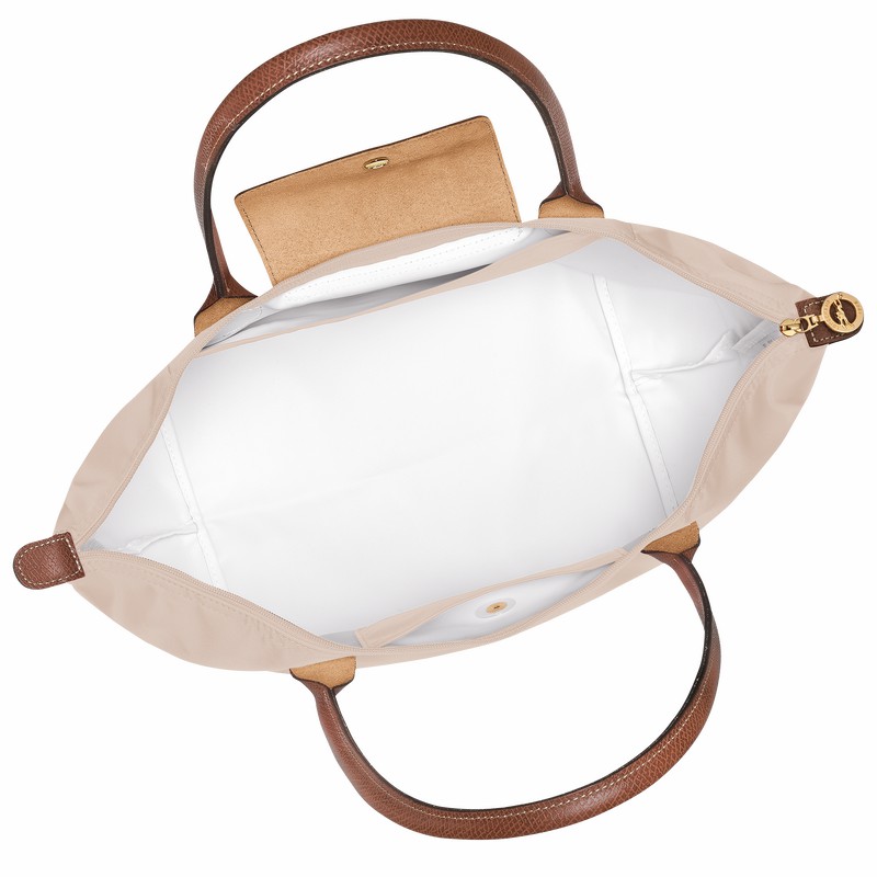 Torby Tote Longchamp Le Pliage Original L Damskie Białe Polska | L1899089P71