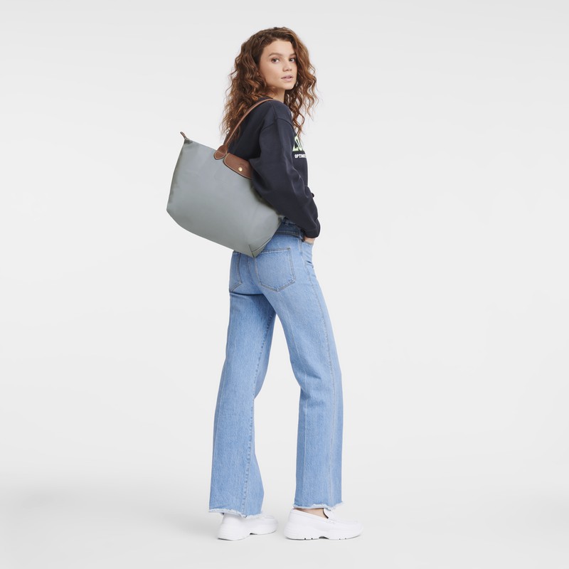 Torby Tote Longchamp Le Pliage Original L Damskie Szare Polska | L1899089P80