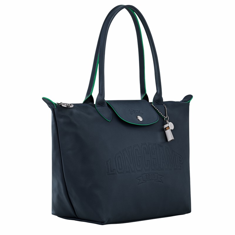 Torby Tote Longchamp Le Pliage Xtra M Damskie Granatowe Polska | L2605HEY556