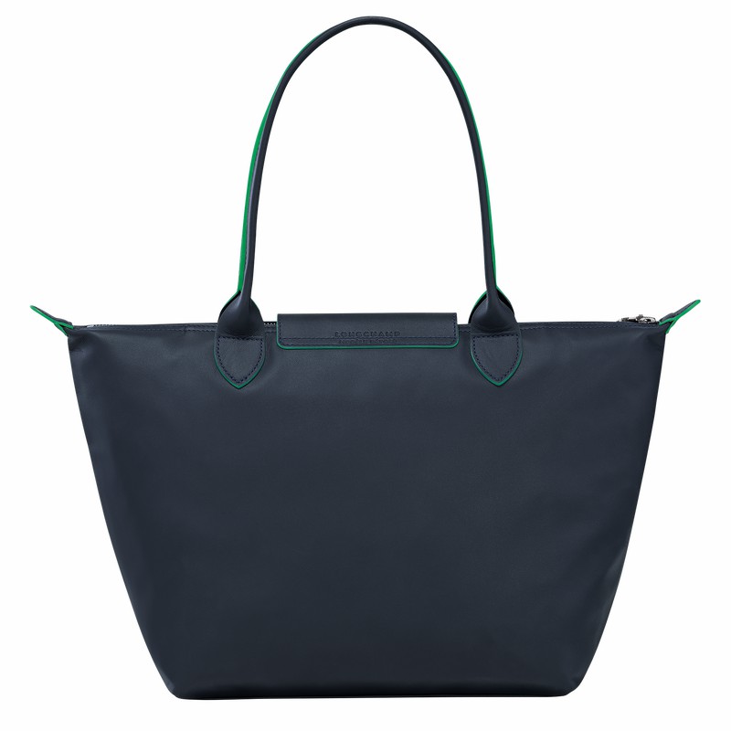 Torby Tote Longchamp Le Pliage Xtra M Damskie Granatowe Polska | L2605HEY556