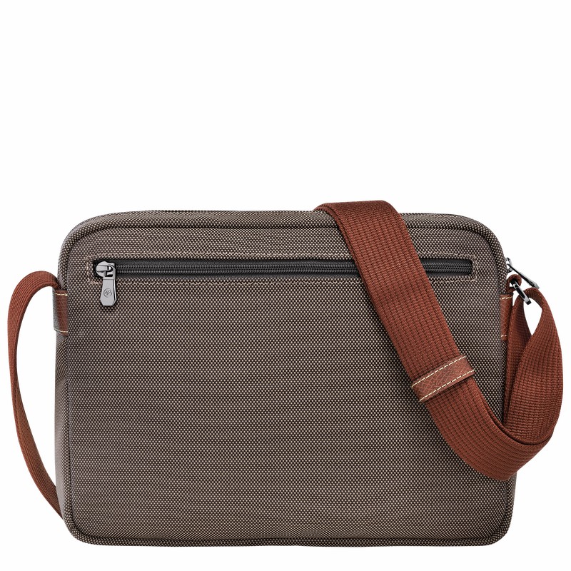 Torebka Bucket Bag Longchamp Boxford M Męskie Brązowe Polska | 20053080042