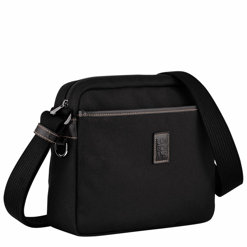 Torebka Bucket Bag Longchamp Boxford M Męskie Czarne Polska | 20053080001