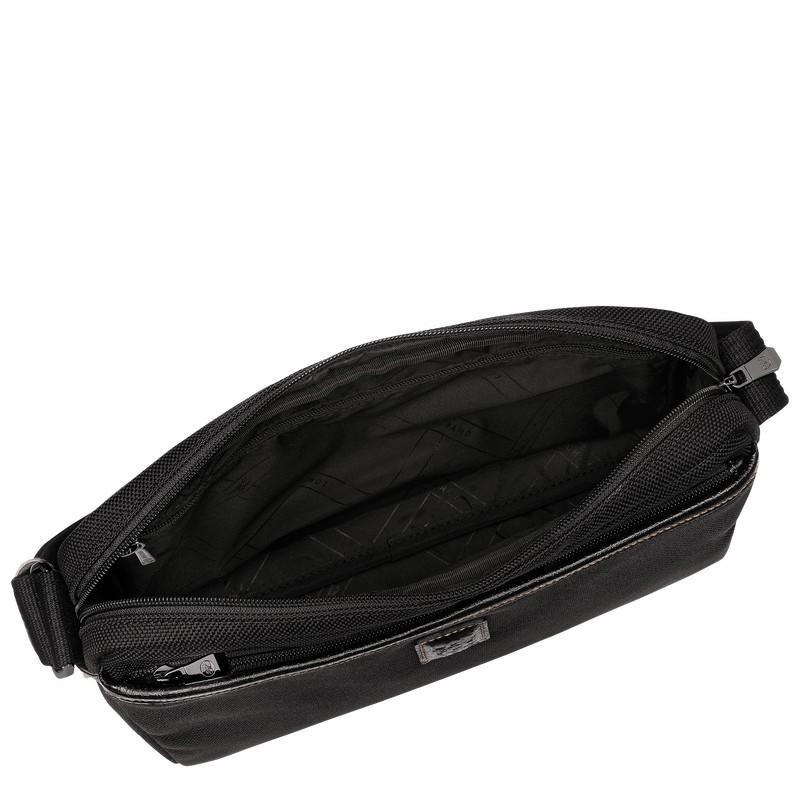 Torebka Bucket Bag Longchamp Boxford M Męskie Czarne Polska | 20053080001