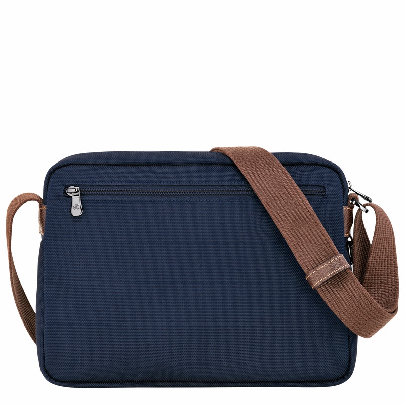 Torebka Bucket Bag Longchamp Boxford M Męskie Niebieskie Polska | 20053080127
