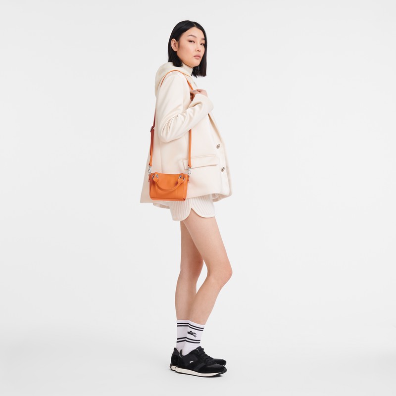 Torebka Longchamp 3D XS Damskie Pomarańczowe Polska | 10254HFA017
