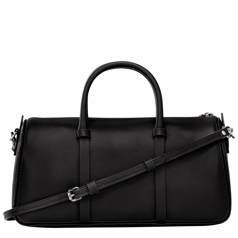 Torebka Longchamp Daylong M Damskie Czarne Polska | 10271HFK001