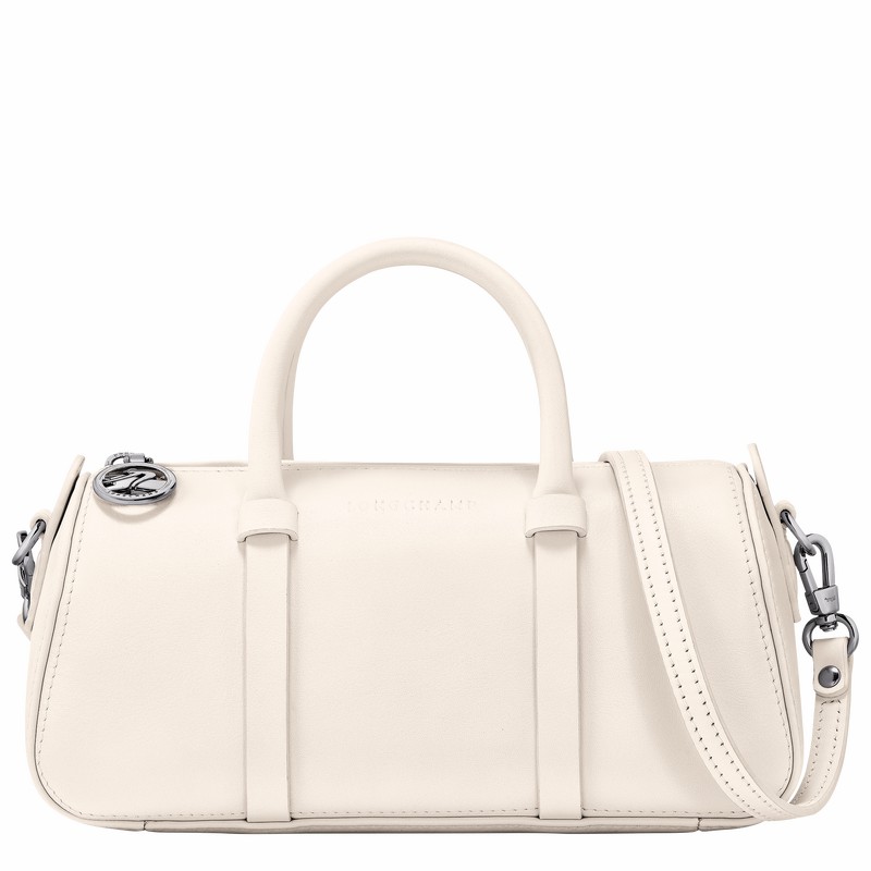 Torebka Longchamp Daylong S Damskie Białe Polska | 10270HFK037
