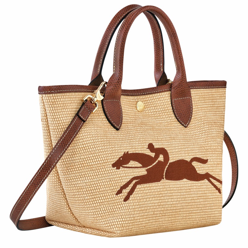 Torebka Longchamp Le Panier Pliage S Damskie Brązowe Polska | 10144HZB035