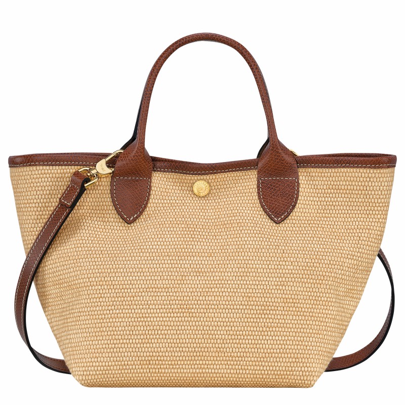 Torebka Longchamp Le Panier Pliage S Damskie Brązowe Polska | 10144HZB035