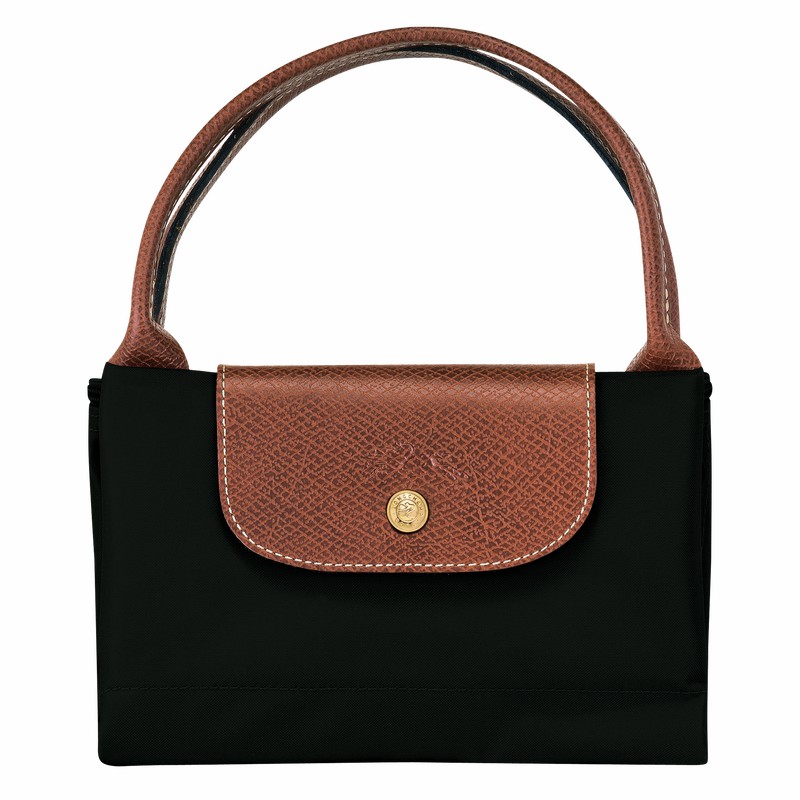 Torebka Longchamp Le Pliage Original M Damskie Czarne Polska | L1623089001