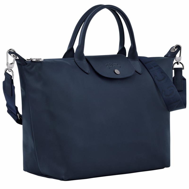 Torebka Longchamp Le Pliage Xtra L Męskie Granatowe Polska | 10201987556-