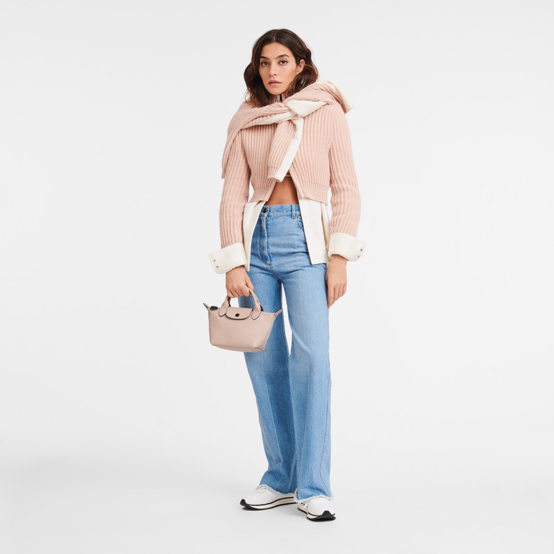 Torebka Longchamp Le Pliage Xtra XS Damskie Beżowe Polska | L1500987542