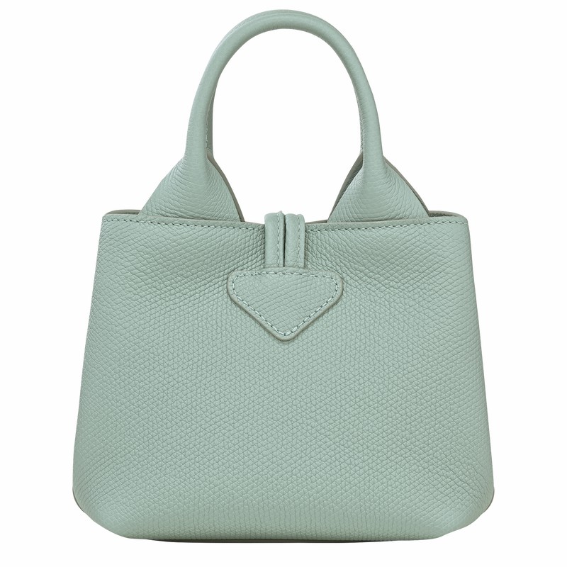 Torebka Longchamp Le Roseau XS Damskie Celadon Polska | 10278HFP282