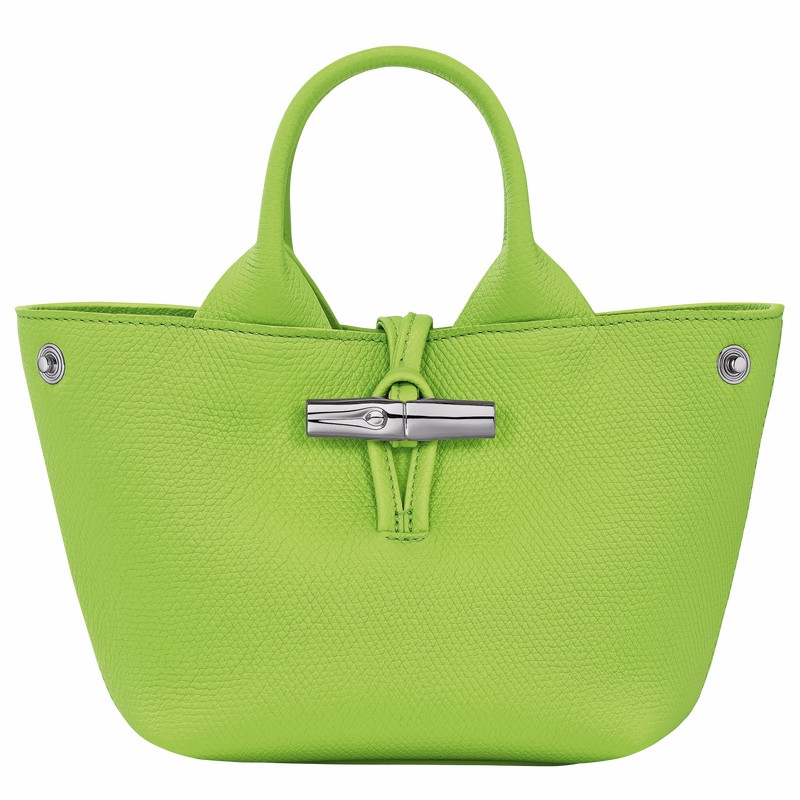 Torebka Longchamp Le Roseau XS Damskie Zielone Polska | 10278HFP355