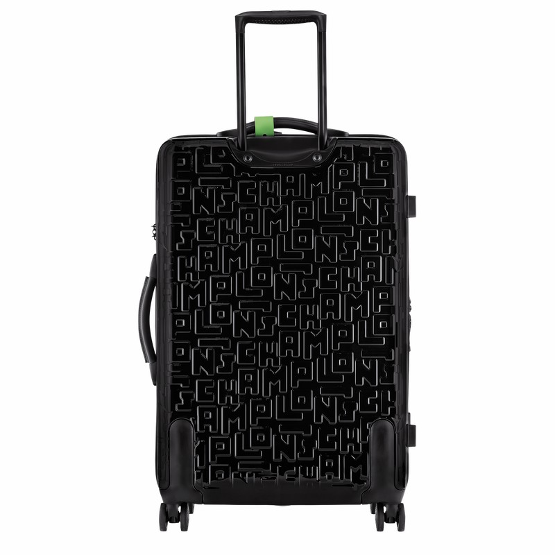 Walizki Longchamp LGP Travel L Damskie Czarne Polska | 24025423001